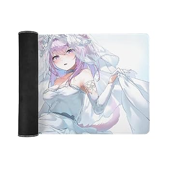 Amazon.co.jp: マウスパッド 大型 VTuber 猫又おかゆ ねこまた